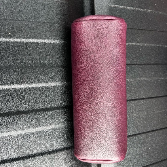 Portland Leather Maroon Pencil Pouch - Picture 3 of 4